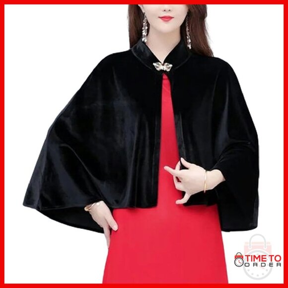 Velvet Shawl Wrap for Women - Soft Lightweight Wedding Evening Dress Accessory Velvet Shawl Wrap for Women - Soft Lightweight Wedding Evening Dress Accessory